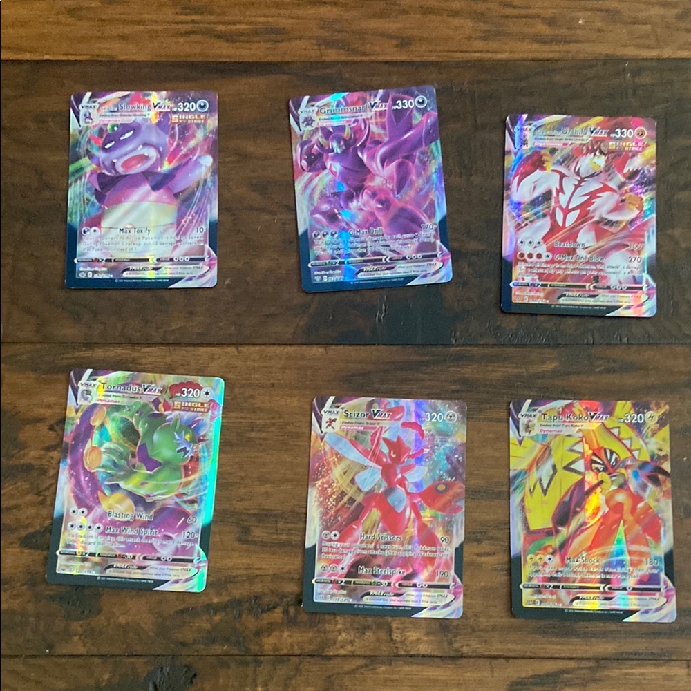 Pokemon VMAX and VSTAR Holo Cards Set